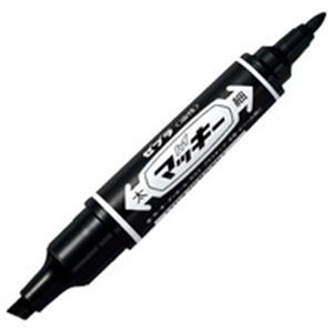 （まとめ買い）ゼブラ ZEBRA ハイマッキー MO-150-MC-BK 黒 10本 【×3セット】