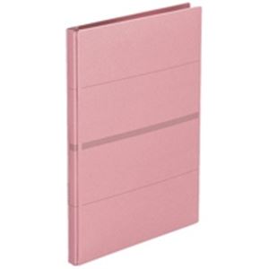 （まとめ買い）プラス 背幅伸縮フラット セノバスFL-021SS 桃10冊 【×2セット】