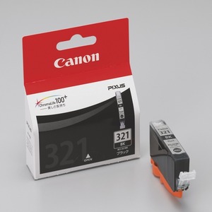 （まとめ買い）キャノン Canon インクカートリッジ BCI-321BK 黒 【×5セット】