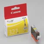 （まとめ買い）キャノン Canon インクカートリッジ BCI-321Y 黄 【×5セット】