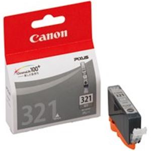 （まとめ買い）キャノン Canon インクカートリッジ BCI-321GY グレー 【×5セット】
