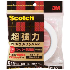 （まとめ買い）スリーエム 3M プレミアゴールドスーパー SPS-19 19mm×4m 【×3セット】