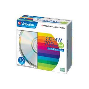 （まとめ買い）三菱化学メディア CD-RW ＜700MB＞ SW80QU10V1 10枚 【×20セット】