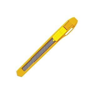 （まとめ買い）プラス カッターナイフS CU-103 イエロー 【×30セット】