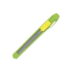 （まとめ買い）プラス カッターナイフS CU-103 グリーン 【×30セット】