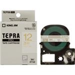 （まとめ買い）キングジム テプラPROテープ ST12Z 透明に金文字 12mm 【×5セット】