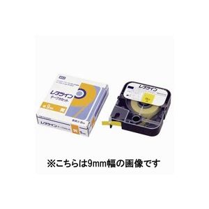 （まとめ買い）マックス レタツインテープ LM-TP305Y 黄 5mm×8m 【×7セット】