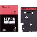 （まとめ買い）キングジム テプラTRテープ TC9R 赤に黒文字 9mm 【×3セット】