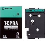 （まとめ買い）キングジム テプラTRテープ TC9G 緑に黒文字 9mm 【×3セット】