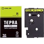 （まとめ買い）キングジム テプラTRテープ TC9Y 黄に黒文字 9mm 【×3セット】
