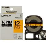 （まとめ買い）キングジム テプラPROテープ SC12D 橙に黒文字 12mm 【×5セット】