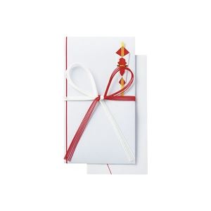（まとめ買い）ジョインテックス 祝金封 赤白5本 10枚入 N038J 【×5セット】
