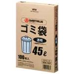 （まとめ買い）ジョインテックス ゴミ袋 LDD 透明 45L 100枚 N044J-45 【×3セット】