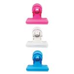 （まとめ買い）ミツヤ 目玉クリップ PCC-01P アクア 中 3本 【×10セット】