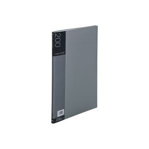 （まとめ買い）セキセイ 名刺ホルダー NPP-200 A4 11mm ライト灰 【×10セット】