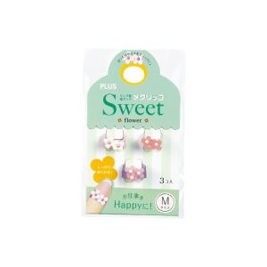 （まとめ買い）プラス メクリッコ SWEET KM-302SB-3 フラワー2 M 3個 【×10セット】