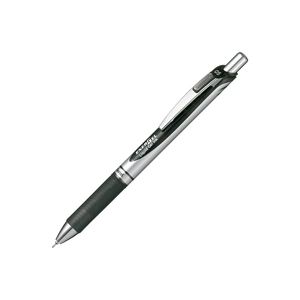 （まとめ買い）ぺんてる エナージェル 0.5 BLN75Z-A シルバー黒10本 【×3セット】