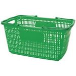 （まとめ買い）ジョインテックス ショップかご 30L緑 B264J-GR 【×20セット】
