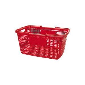 （まとめ買い）ジョインテックス ショップかご 30L赤 B264J-RE 【×20セット】