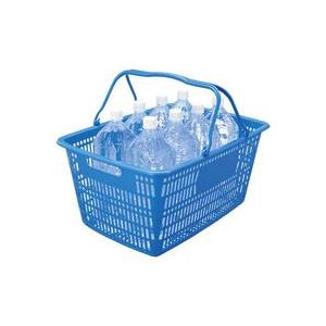 （まとめ買い）ジョインテックス ショップかご 30L青 B264J-BL 【×20セット】