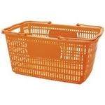 （まとめ買い）ジョインテックス ショップかご 30L橙 B264J-OR 【×20セット】