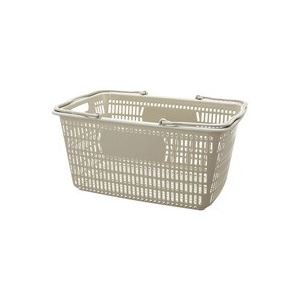 （まとめ買い）ジョインテックス ショップかご 30L灰 B264J-GY 【×20セット】
