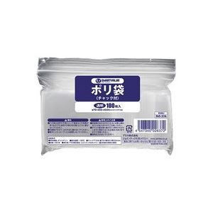 （まとめ買い）ジョインテックス ポリ袋チャック付 70×50 100枚 B580J 【×60セット】