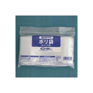 （まとめ買い）ジョインテックス ポリ袋チャック付 120×85 100枚 B583J 【×30セット】