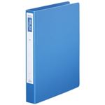 （まとめ買い）ジョインテックス リング式ファイル D030J-BL10 ブルー10冊 【×2セット】