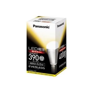 （まとめ買い）Panasonic パナソニック 電球形LEDランプ 6W 電球色 LDA6LE17 【×2セット】