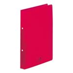 （まとめ買い）LIHITLAB ツイストリングファイルA4S F5005-3 赤 【×10セット】
