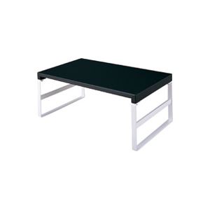 （まとめ買い）LIHITLAB 机上台390mmハイ A-7331-24 黒 【×2セット】