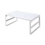 （まとめ買い）LIHITLAB 机上台390mmハイ A-7331-0 白 【×2セット】