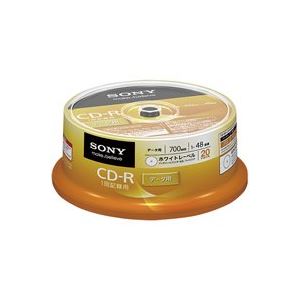 （まとめ買い）SONY ソニー CD-R20枚 20CDQ80GPWP 【×6セット】