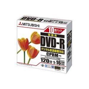 （まとめ買い）三菱化学 録画DVDR10枚VHR12JPP10 【×5セット】
