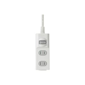 （まとめ買い）朝日電器 ELPA 扉付きタップ3個口3m WBS-T3030B（W） 【×5セット】