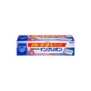 （まとめ買い）朝日電器 ELPA 普通紙FAXリボン FIR-SR8-3P 3本【×3セット】