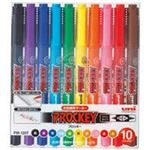（まとめ買い）三菱鉛筆 プロッキー PM120T10CN 10色 【×3セット】