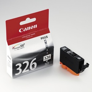 （まとめ買い）キャノン Canon インクカートリッジBCI-326BKブラック 【×5セット】