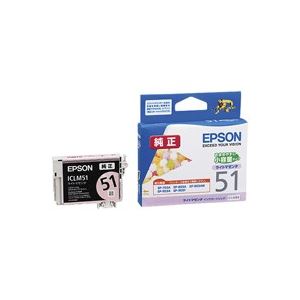 （まとめ買い）エプソン EPSON インクカートリッジICLM51ライトマゼンタ 【×7セット】