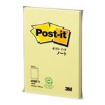（まとめ買い）スリーエム 3M ポストイット 再生紙ノート 659RP-Yイエロー 【×10セット】