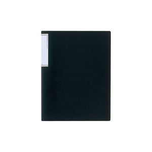 （まとめ買い）LIHITLAB クリヤーブック クリアブック N7110-24 黒 【×20セット】