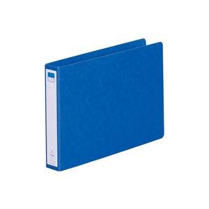 （まとめ買い）LIHITLAB ツイストリングファイル F832UN-5 B5E 藍 【×10セット】