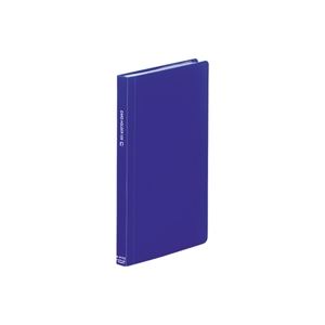 （まとめ買い）LIHITLAB カードホルダー タテ型 A4102-8 青 【×10セット】