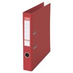 （まとめ買い）ESSELTE レバーアーチファイル 48073 A4S 赤 【×5セット】