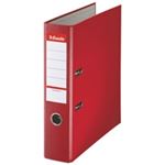 （まとめ買い）ESSELTE レバーアーチファイル 48063 A4S 赤 【×5セット】