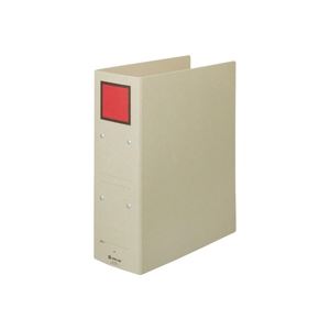 （まとめ買い）キングジム 保存ファイル 4378 A4S 80mm 灰／赤 【×20セット】