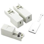 （まとめ買い）エレコム ELECOM LANコネクタジャックプロテクタ3個ESL-LAN1 【×3セット】