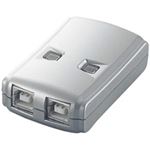 （まとめ買い）エレコム ELECOM USB2.0手動切替器 2切替 USS2-W2 【×5セット】