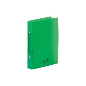 （まとめ買い）LIHITLAB ツイストリングファイルA5S F5006-6 黄緑 【×10セット】